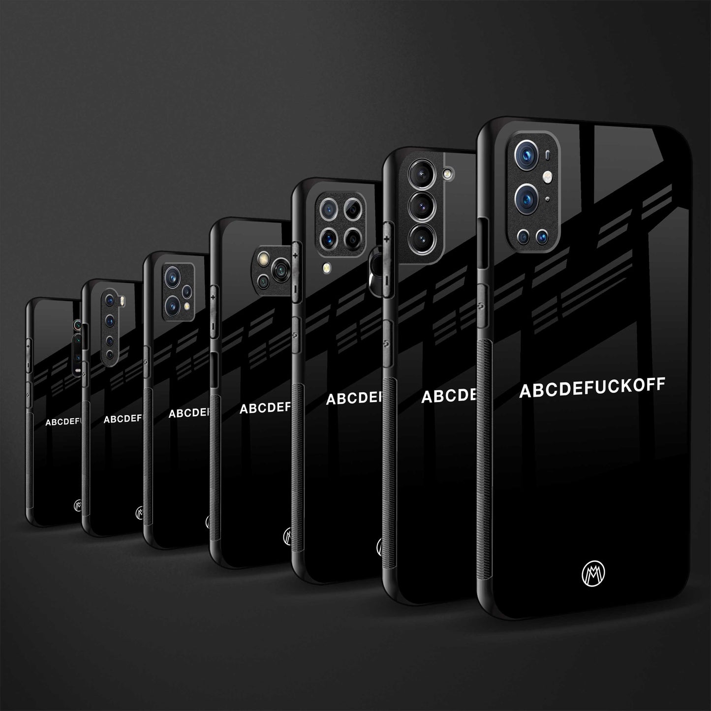 abcdefuckoff back phone cover | glass case for samsung galaxy a73 5g