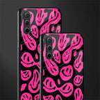 acid smiles black pink glass case for oneplus nord ce 5g image-2