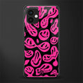 acid smiles black pink back phone cover | glass case for samsung galaxy a04