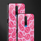 acid smiles bubblegum pink edition glass case for poco x2 image-2