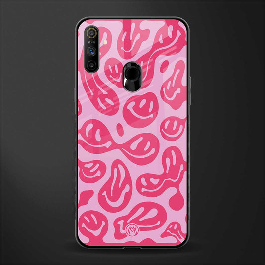 acid smiles bubblegum pink edition glass case for realme narzo 10a image