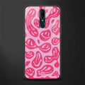 acid smiles bubblegum pink edition glass case for oppo f11 image