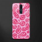 acid smiles bubblegum pink edition glass case for oppo f11 image