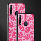 acid smiles bubblegum pink edition glass case for vivo z1 pro image-2