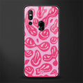 acid smiles bubblegum pink edition glass case for vivo v15 image