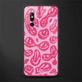 acid smiles bubblegum pink edition glass case for vivo v15 pro image