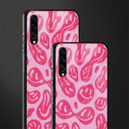 acid smiles bubblegum pink edition glass case for samsung galaxy a30s image-2