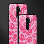 acid smiles bubblegum pink edition glass case for redmi note 8 pro image-2