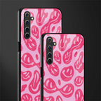 acid smiles bubblegum pink edition glass case for realme 6i image-2