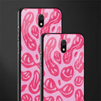 acid smiles bubblegum pink edition glass case for redmi 8a image-2