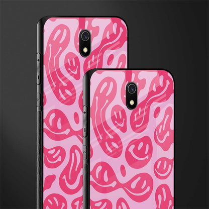 acid smiles bubblegum pink edition glass case for redmi 8a image-2