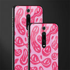 acid smiles bubblegum pink edition glass case for redmi k20 pro image-2