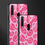 acid smiles bubblegum pink edition glass case for vivo y17 image-2