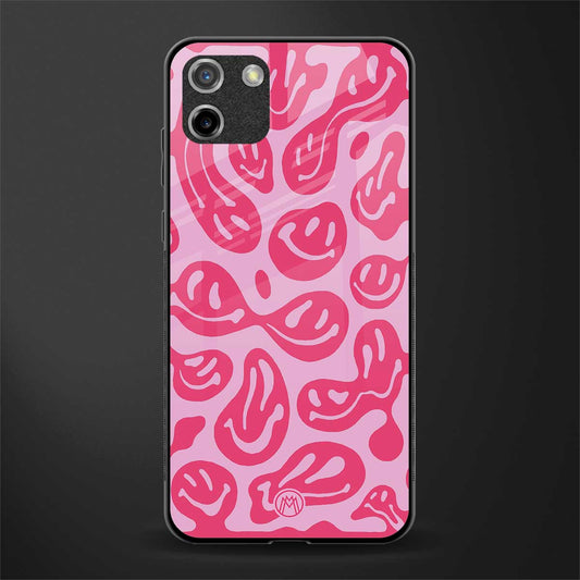 acid smiles bubblegum pink edition glass case for realme c11 image