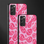 acid smiles bubblegum pink edition glass case for samsung galaxy note 20 image-2