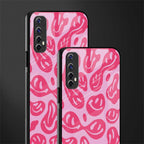 acid smiles bubblegum pink edition glass case for realme narzo 20 pro image-2
