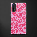acid smiles bubblegum pink edition glass case for realme narzo 20 pro image