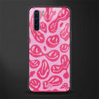 acid smiles bubblegum pink edition glass case for oppo f15 image