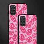 acid smiles bubblegum pink edition glass case for oneplus 8t image-2