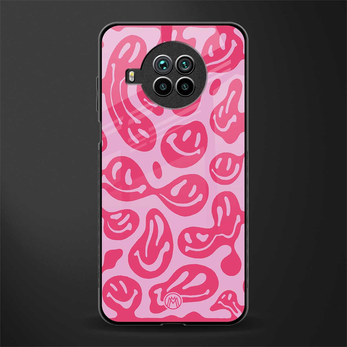 acid smiles bubblegum pink edition glass case for mi 10i image