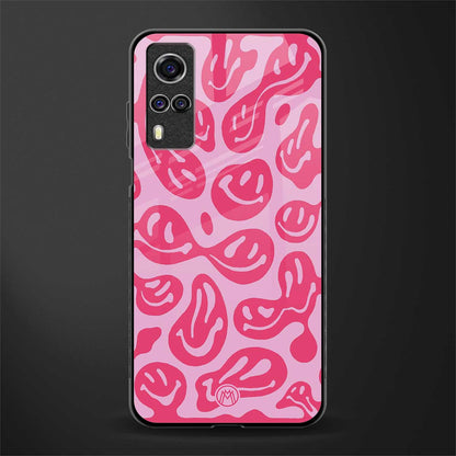 acid smiles bubblegum pink edition glass case for vivo y51 image