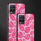 acid smiles bubblegum pink edition glass case for realme 8 pro image-2
