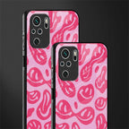 acid smiles bubblegum pink edition glass case for redmi note 10s image-2