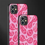 acid smiles bubblegum pink edition glass case for iphone 12 image-2