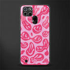 acid smiles bubblegum pink edition glass case for realme c21 image