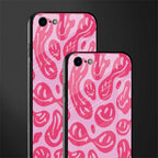 acid smiles bubblegum pink edition glass case for iphone 7 image-2