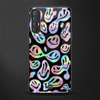 acid smiles chromatic edition glass case for oppo reno 3 pro image
