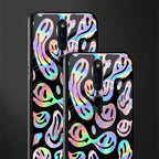 acid smiles chromatic edition glass case for oppo f11 pro image-2