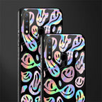 acid smiles chromatic edition glass case for vivo u20 image-2