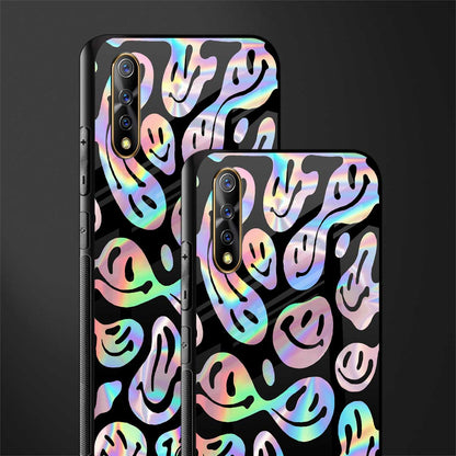 acid smiles chromatic edition glass case for vivo z1x image-2