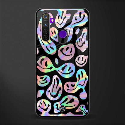 acid smiles chromatic edition glass case for realme 5s image