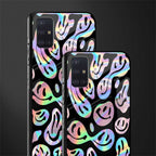 acid smiles chromatic edition glass case for samsung galaxy a71 image-2