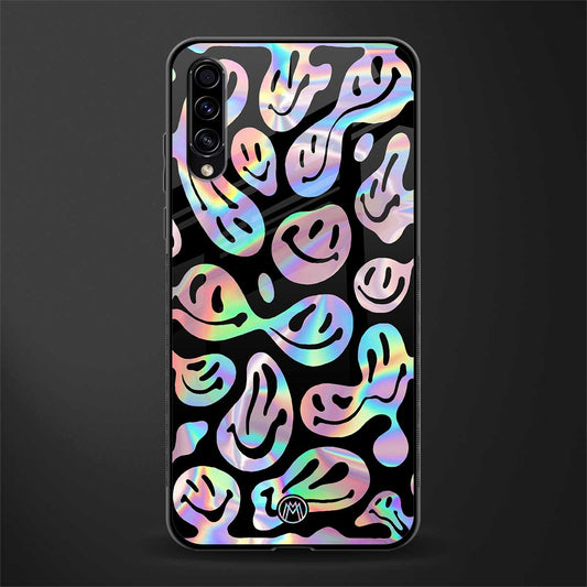 acid smiles chromatic edition glass case for samsung galaxy a50 image
