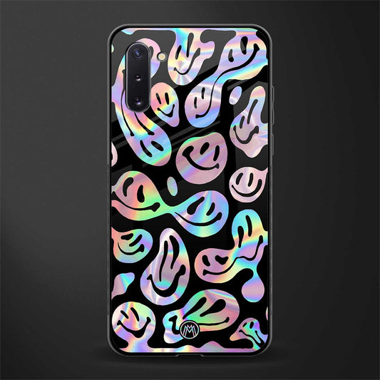 acid smiles chromatic edition glass case for samsung galaxy note 10 image