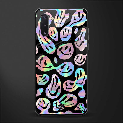 acid smiles chromatic edition glass case for samsung galaxy note 10 image