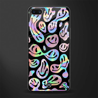 acid smiles chromatic edition glass case for realme c1 image