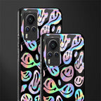 acid smiles chromatic edition glass case for vivo x60 pro image-2
