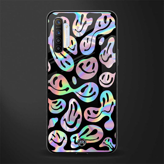 acid smiles chromatic edition glass case for realme x2 image