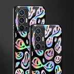 acid smiles chromatic edition glass case for vivo x70 pro plus image-2