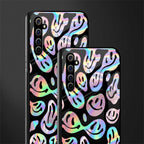acid smiles chromatic edition glass case for realme x50 pro image-2