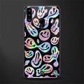 acid smiles chromatic edition glass case for samsung galaxy a20s image