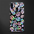 acid smiles chromatic edition glass case for samsung galaxy a20s image