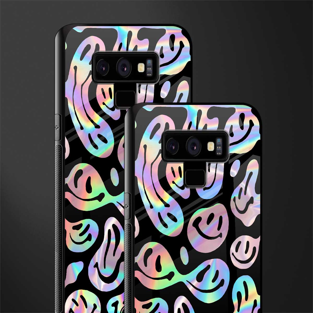 acid smiles chromatic edition glass case for samsung galaxy note 9 image-2