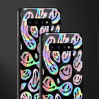 acid smiles chromatic edition glass case for samsung galaxy s10 image-2