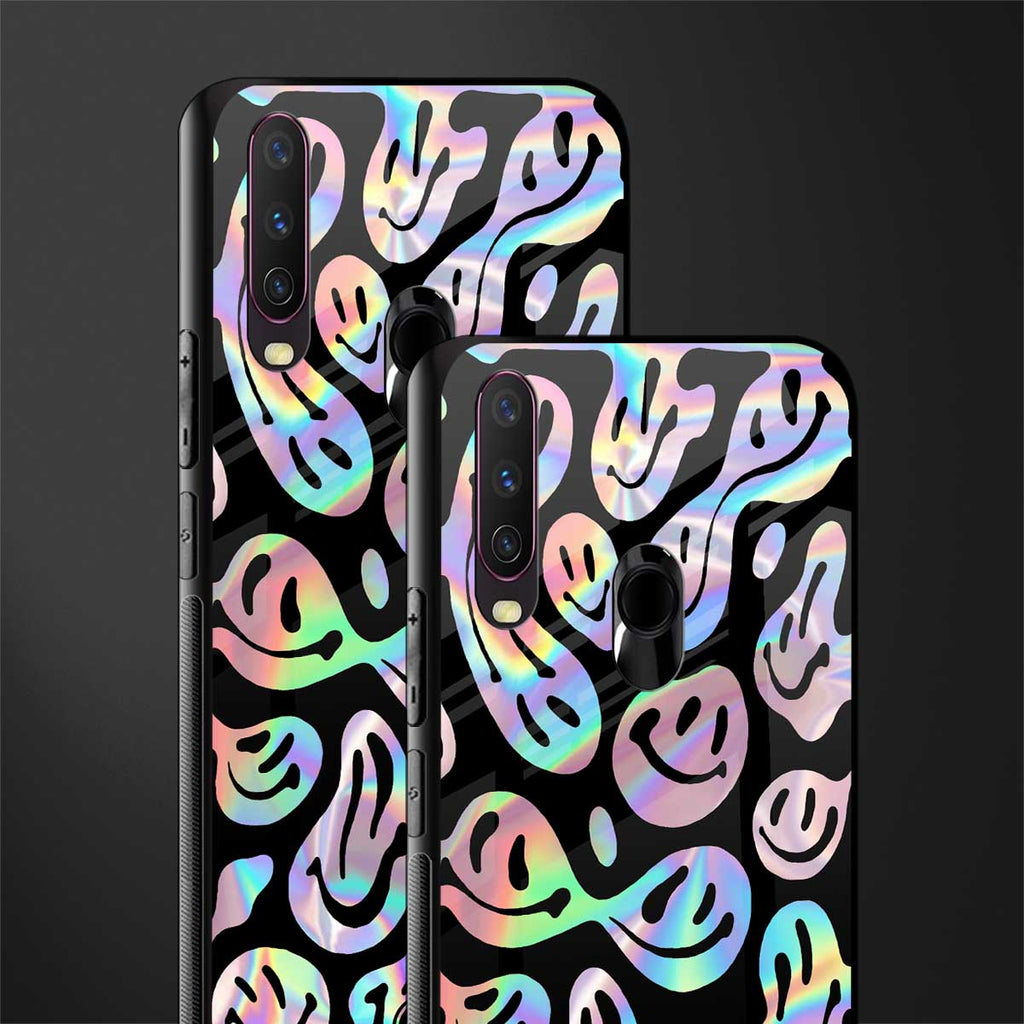 acid smiles chromatic edition glass case for vivo y17 image-2