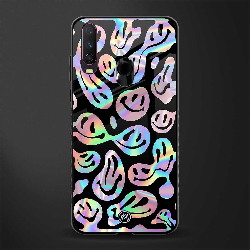 acid smiles chromatic edition glass case for vivo y17 image